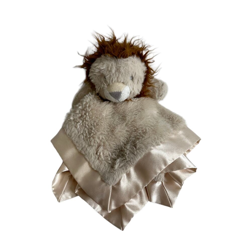 Cloud Island Target Lion Lovey Soother Baby Toy Plush Brown Satin Plush Toy